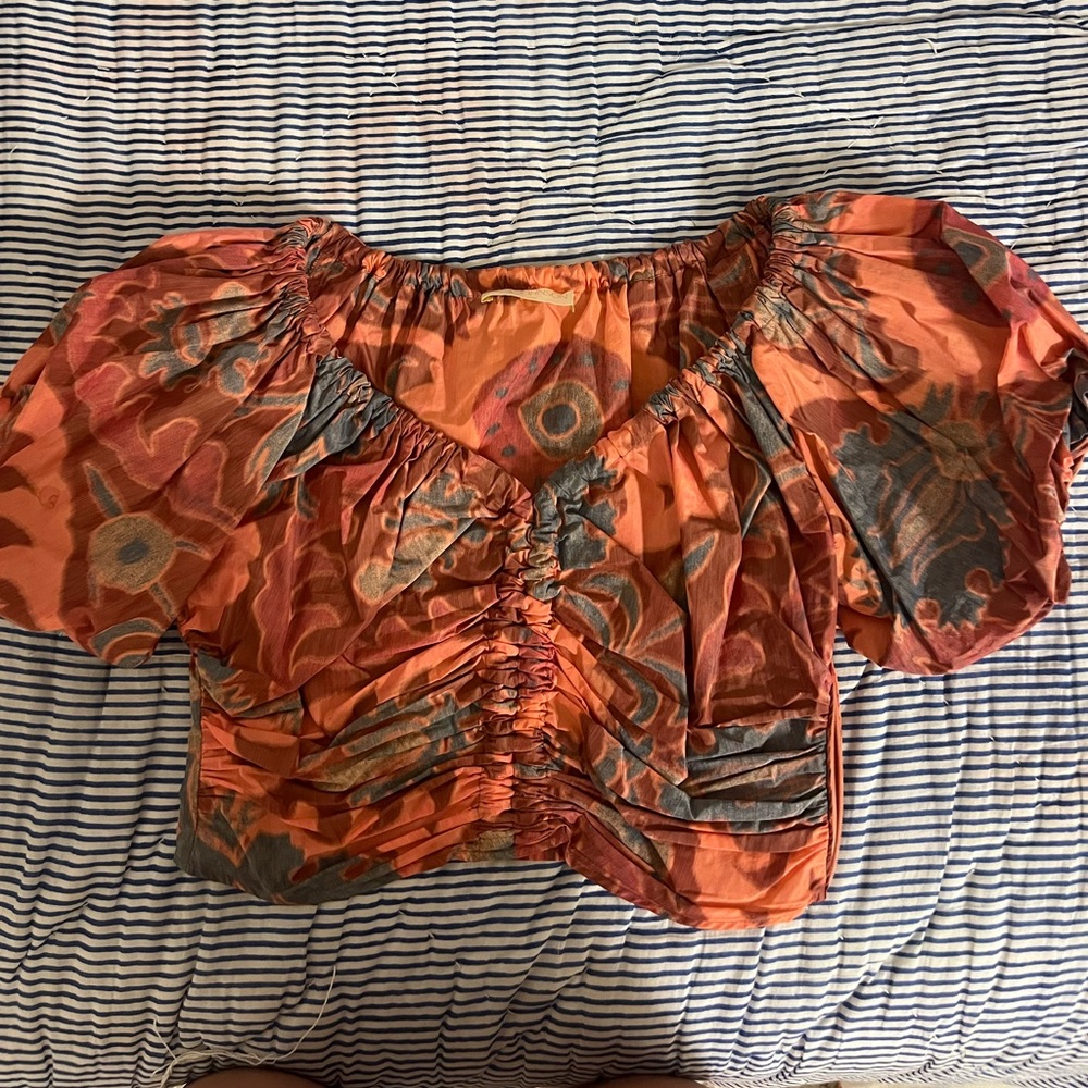 ULLA JOHNSON CROP TOP